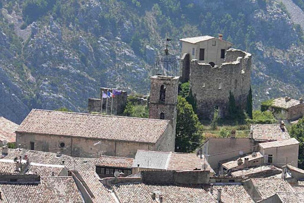 Greolieres: Superbe Studio Avec Vue Montagne Exterior photo